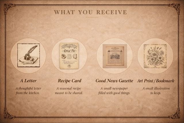 Items included in The Hearth Letter