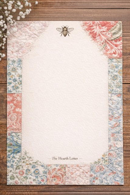 The Hearth Letter Summer Quilt Stationery Set